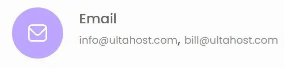 ultahost email support